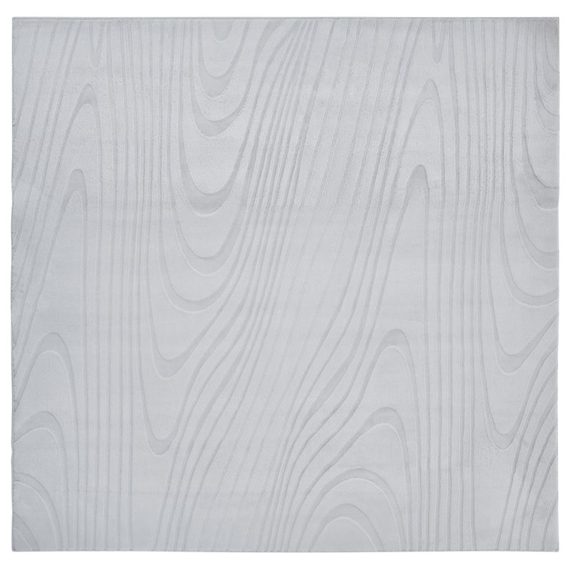 Dywan ze sztucznego futra Ontake Jasnoszary 160 x 160 cm 1 szt.