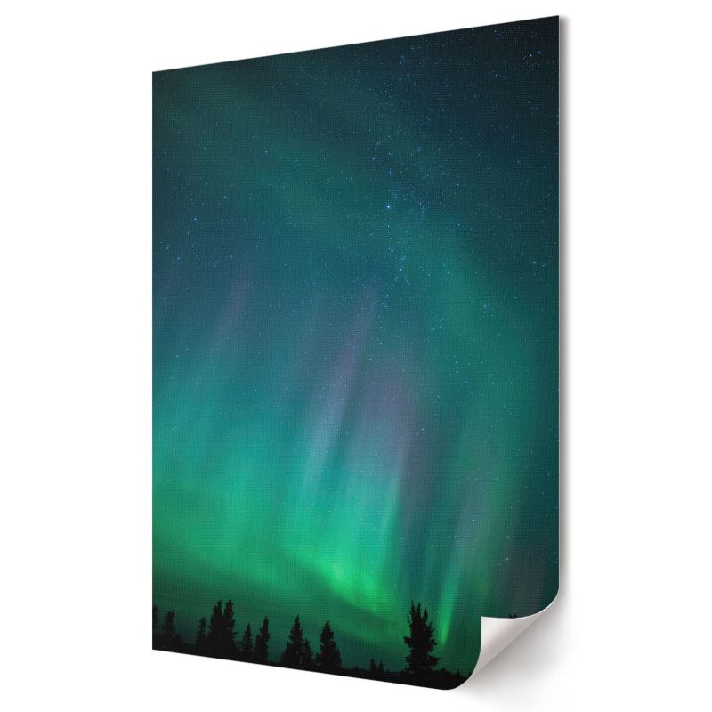 Plakat canvas Wallfluent Format A3 Zorza polarna Artysta Fanatyk 1 szt.