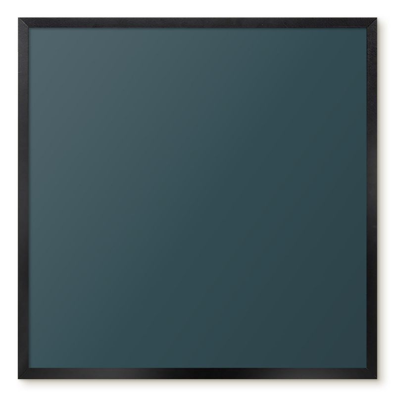 Tablica Magnetyczna Do Biura Tulup 50x50 cm Turkusowy - Czarna rama Do biura, salonu 1 szt.