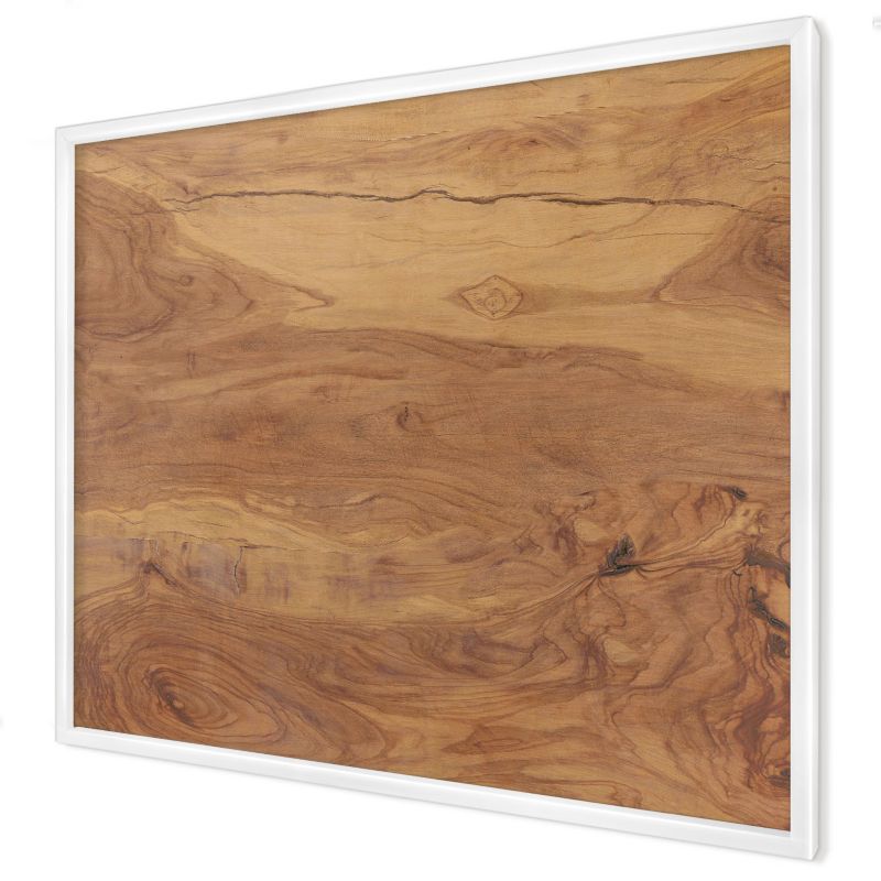 Magnetyczna tablica ozdobna Wallfluent 80x60 Naturalne drewno w białej ramie 1szt
