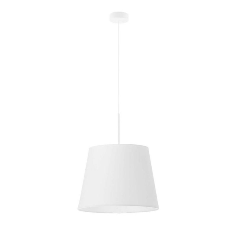 Lampa wisząca Volta Light Factory sufitowa regulowana z abażurem stożek Biały SPACE 1szt.