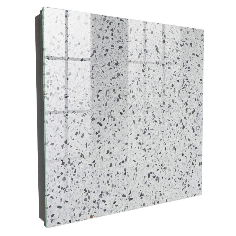 Szafka Na Klucze Tulup 30x30 cm Terrazzo styl - Czarna - Otwierana na prawo 1 szt.