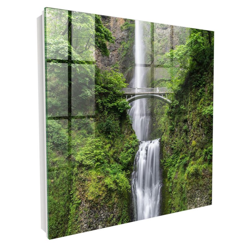 Wieszak Na Klucze Zamykany Tulup 30x30 cm Naturalna harmonia - Biała - Otwierana na prawo 1 szt.
