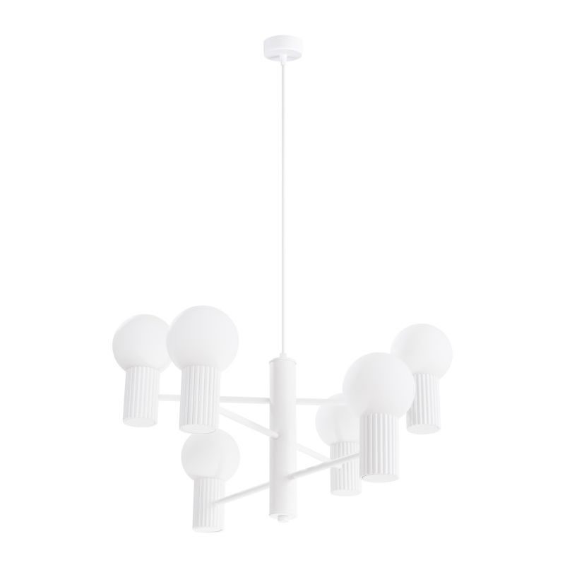 Lampa wisząca Pure Lume SFERA biała 6xG9x8W IP20 wym:230x64x64cm - 1 szt.