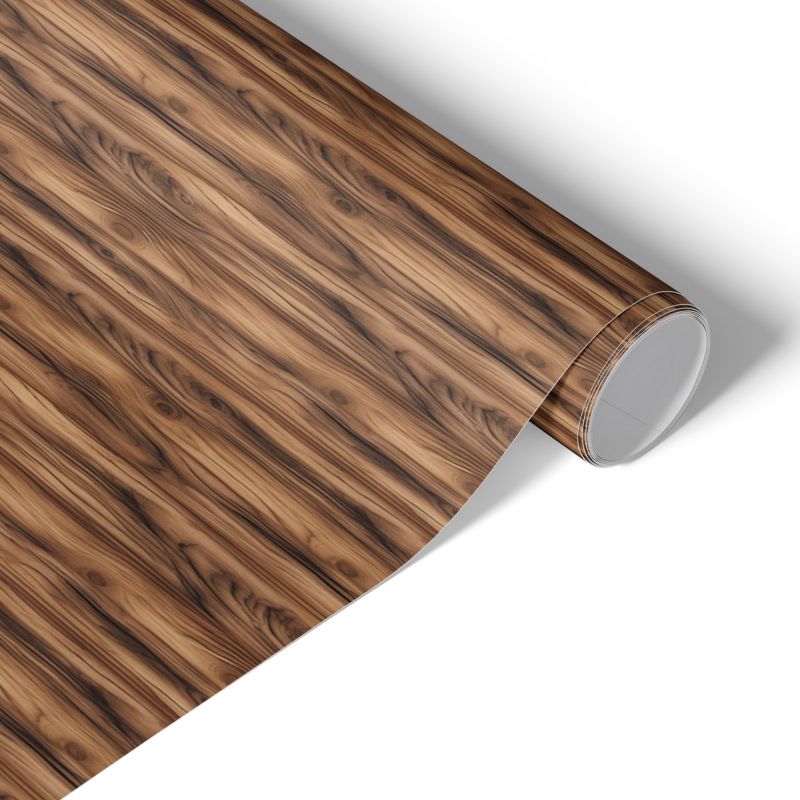 Okleina Meblowa Tulup 75x150 cm Drewniana tekstura Do Sypialni I Garderoby 1 rol.