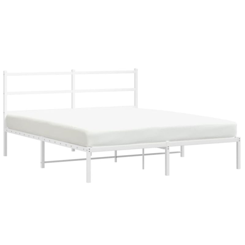 Rama łóżka WaszeMeble 160x200 cm Biały metal WM-355417 1 szt.