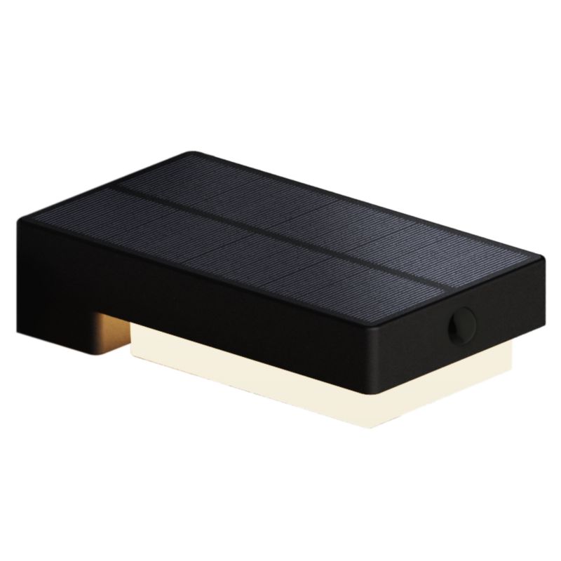 Solarna lampa ogrodowa LED kinkiet z czujnikiem ruchu i ładowaniem USB-C 1 szt.