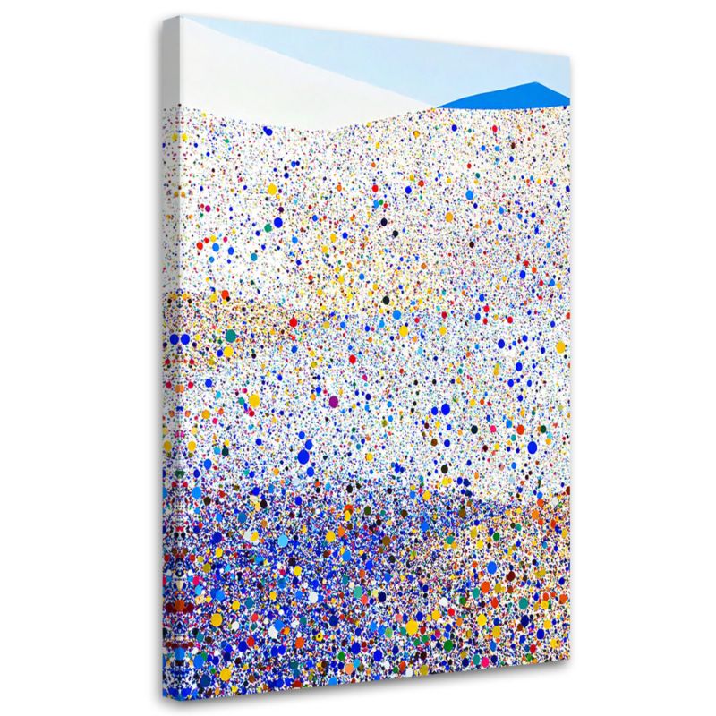 Obraz do salonu kuchni biura Feeby Kolorowe kropki abstrakcja 70x100cm 1szt