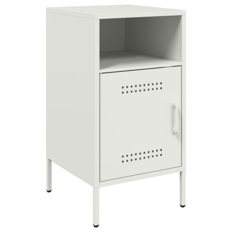 Szafka nocna WaszeMeble metalowa biała WM-843076 1 szt.