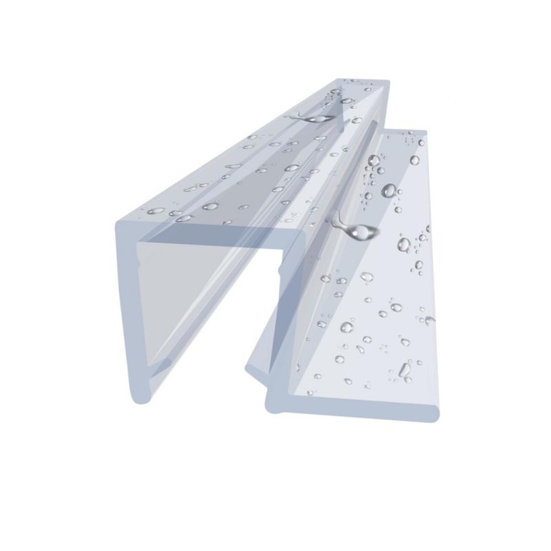 Uszczelka prysznicowa KYCT DK07 7 mm do szyby 110 cm transparentna PVC 1 szt
