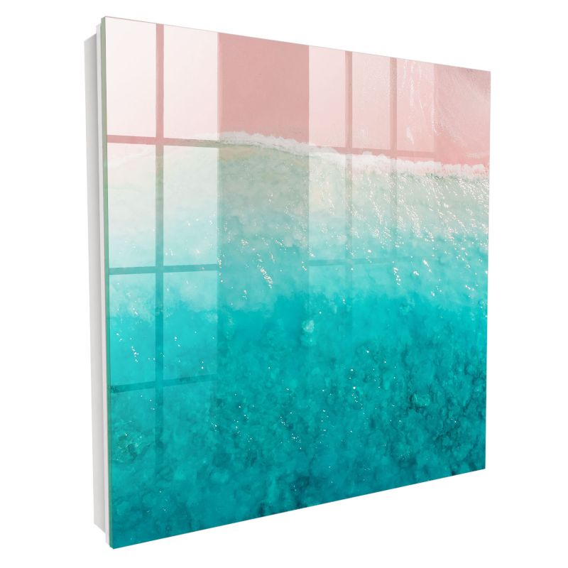 Pudełko Na Klucze Tulup 30x30 cm Plaża marzeń - Biała - Otwierana na lewo 1 szt.