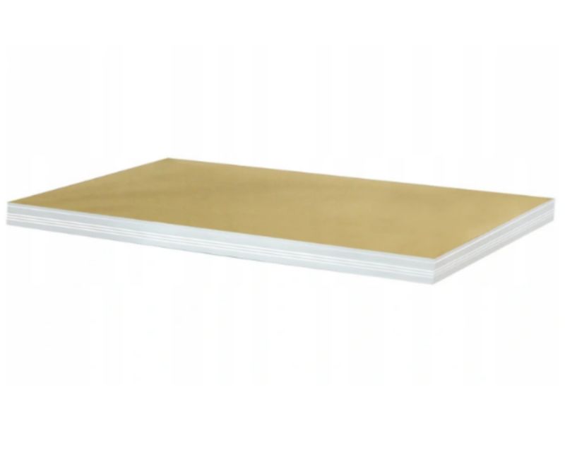 Półka MODO24 do regału metalowego helios 180x60cm 1px175 kg kompletna biała 1 kpl.