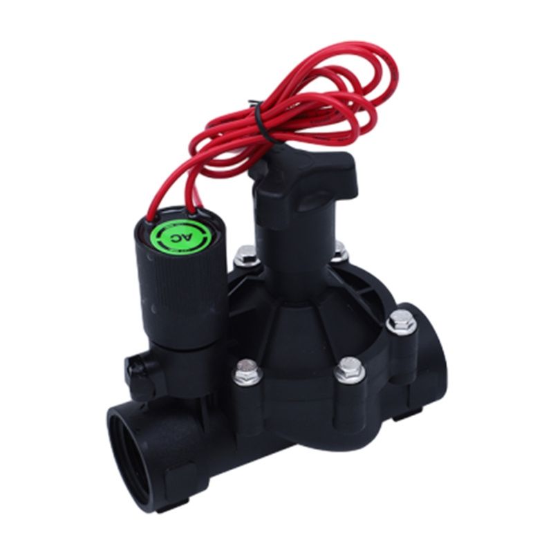 Elektrozawór nawadniania RAINPOINT DC 1" 12V Czarny 1 szt.