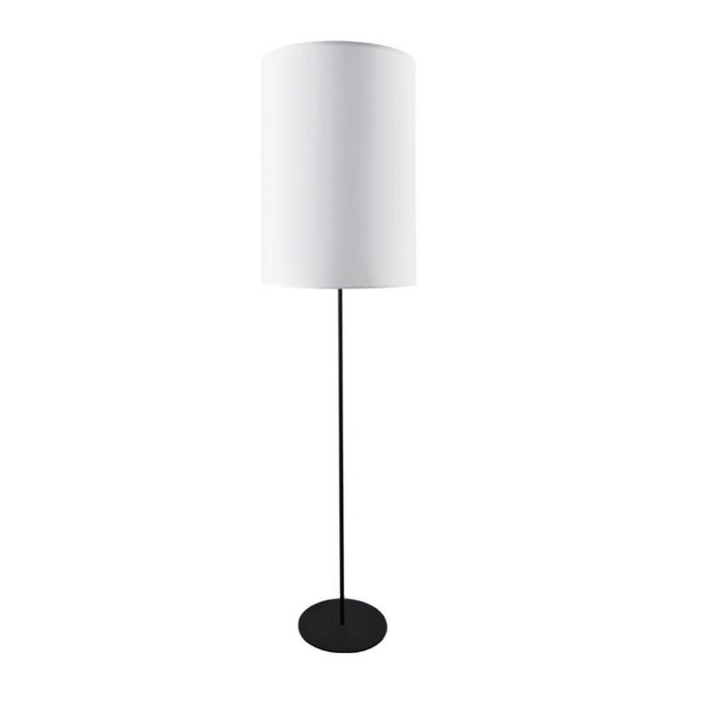 Lampa podłogowa stojąca Shilo Lamego biało-czarna 1 x E27 x 20W wym: 170 x 35 x 35 cm - 1 szt.