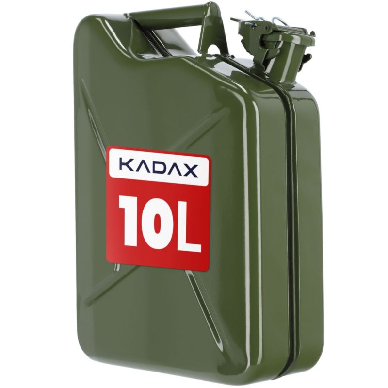 Kanister KADAX metalowy Zbiornik Na Paliwo Olej 10L 1szt.