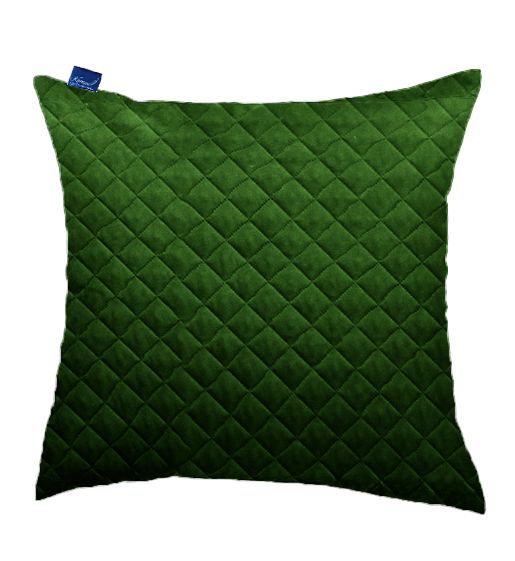 Poduszka KAM-POL mikrofibra pik butelkowa zieleń 450x450 mm 1 szt.