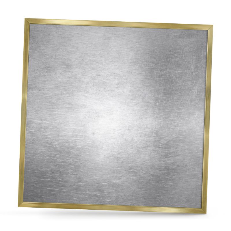 Magnetyczna tablica ozdobna ArtPrintCave 50x50 Metaliczna powierzchnia w złotej ramie 1szt
