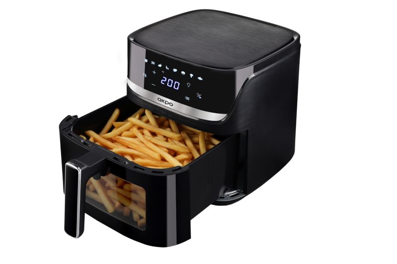Frytkownica beztłuszczowa AKPO ABF 850CY czarna 7.6l 2000W 1szt.