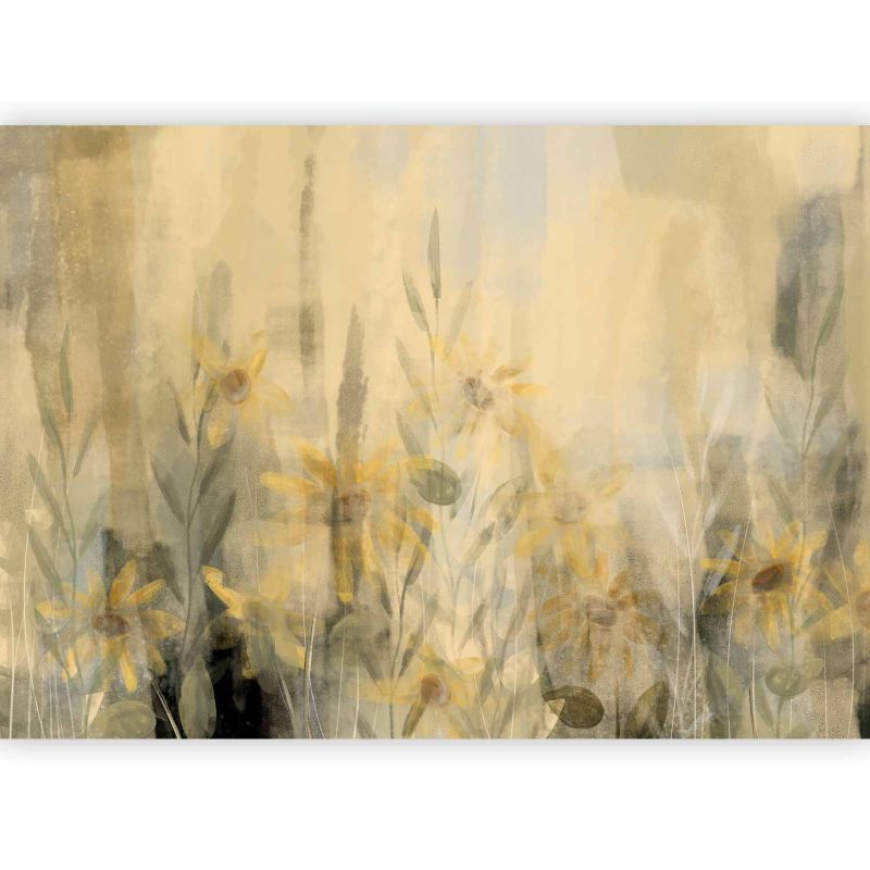 Fototapeta samoprzylepna Artgeist Liście beżowa 98x70 (2 części) 10138aa rolka 1 szt
