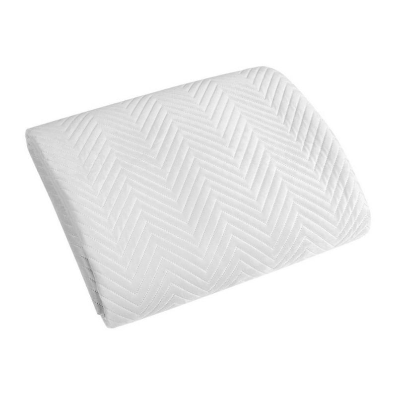 Biała narzuta SOFIA Eurofirany 200x220 cm elegancka dekoracyjna miękka 1 szt.