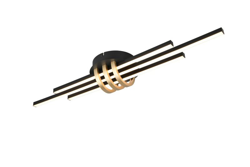 Lampa wisząca RL CINTO czarno-złota LED 20W 3000K 2380lm IP20 - 1 szt.
