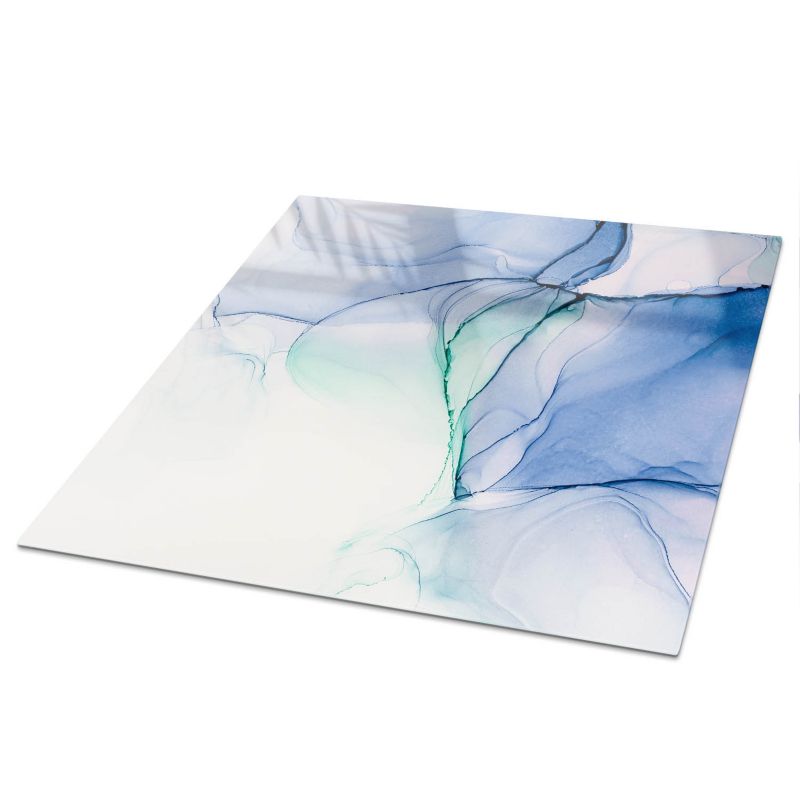 Blat Do Stołu ArtPrintCave 50x50 cm Kolorowe fale 1 - Blat Szklany Kwadratowy 1 szt.