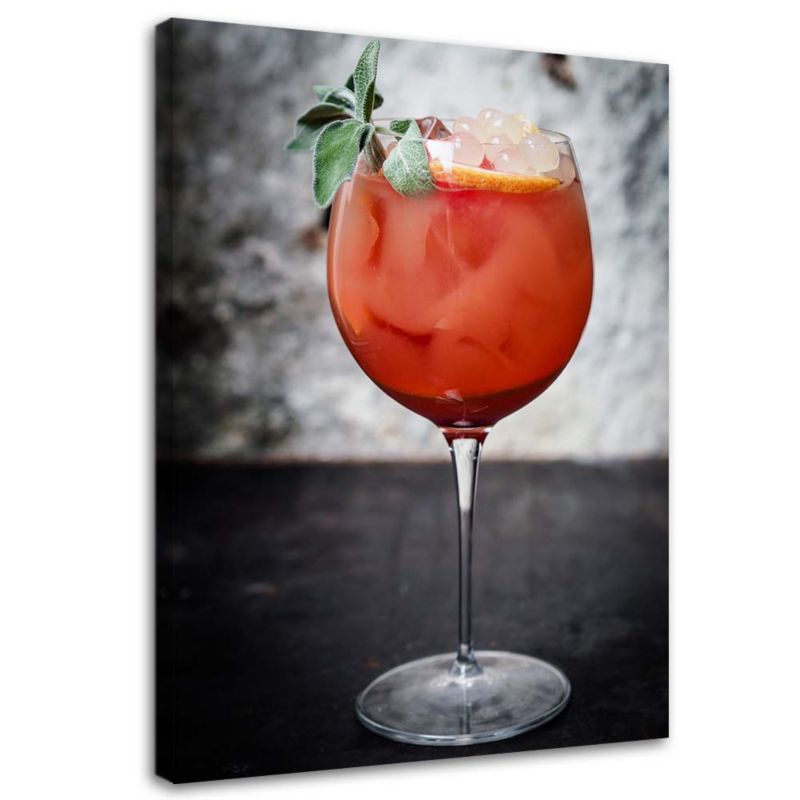 Obraz na płótnie Feeby Drink z lodem 30x45cm 1szt