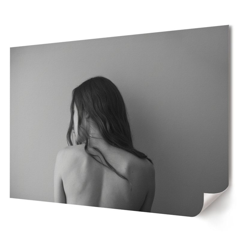 Plakat canvas Wallfluent Format A1 Czarno-biała sylwetka Artysta Felix "Trace" Brand 1 szt.
