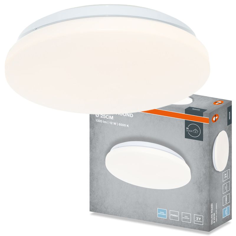 Plafon Osram Round Lampa Sufitowa Plafon LED 12W 960lm 6500K Okrągły Biały 1 szt.