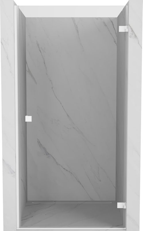 Drzwi prysznicowe uchylne Mexen Lunar-B transparent biały 80x200 1 szt.
