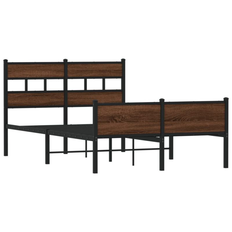 Łóżko metalowe WaszeMeble 120x190 cm brązowy WM-4017341 1 szt.