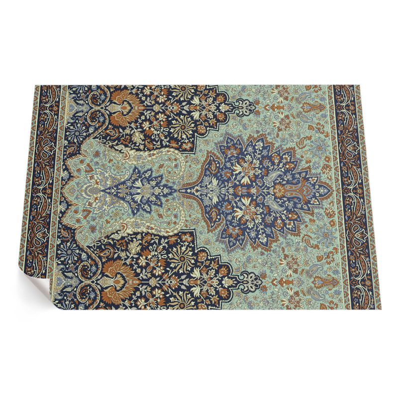 Zewnętrzny Dywan Winylowy ArtPrintCave 80x120 cm Piękne tureckie detale roślinne ornament 1 szt.