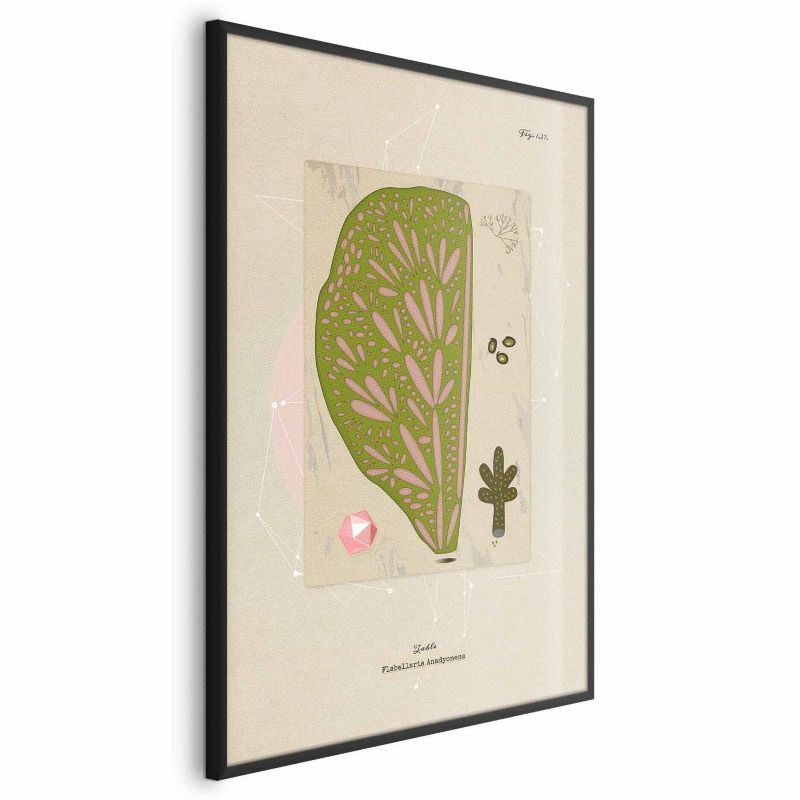 Plakat Artgeist Abstrakcyjne drzewo 29,7x42 cm z ramą czarną 1 szt