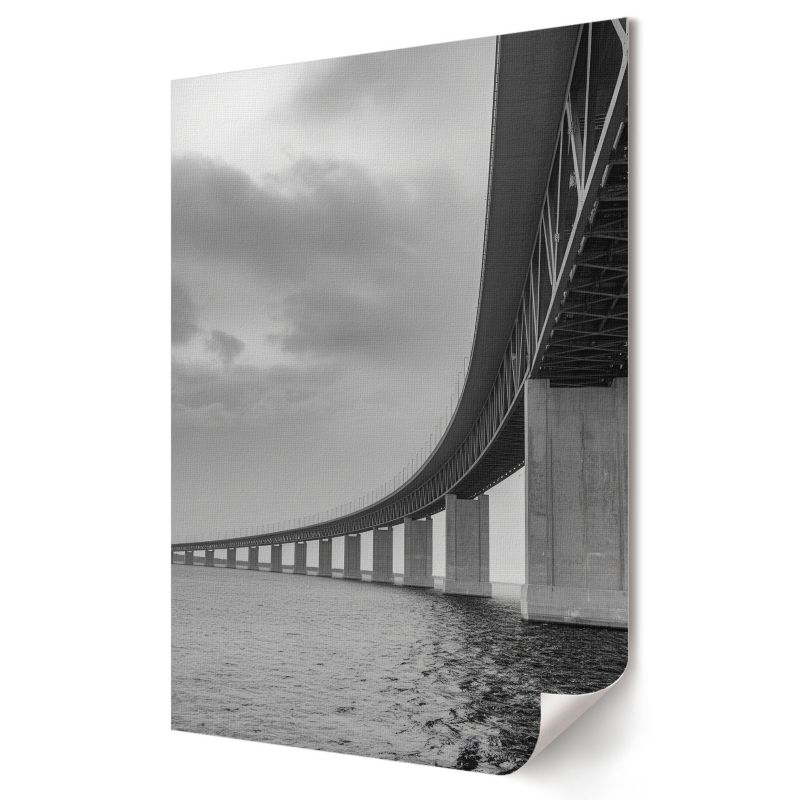 Plakat na płótnie Wallfluent Format A4 Minimalistyczny most Artysta MM 1 szt.