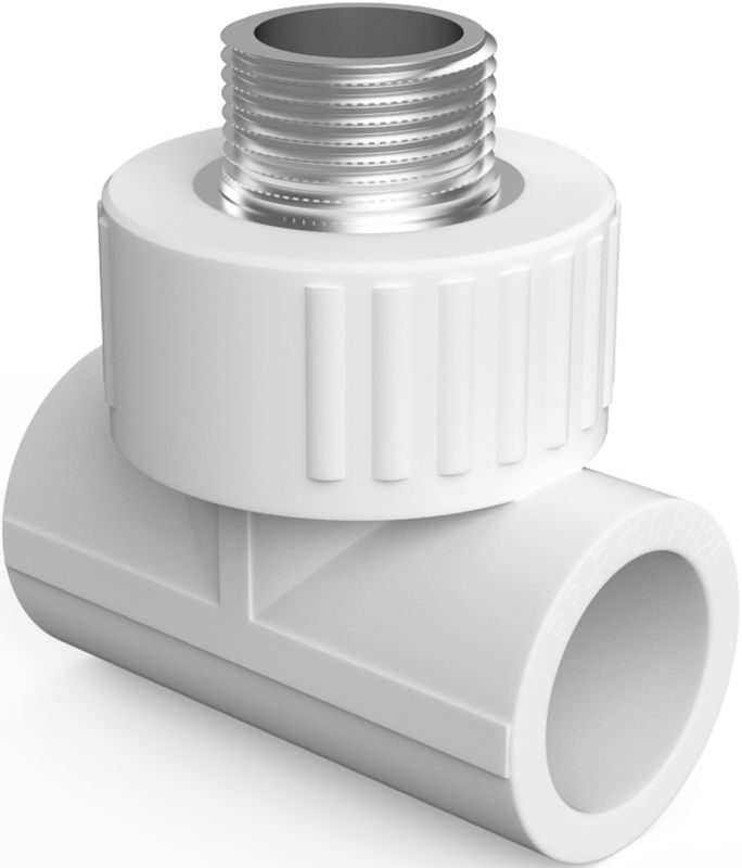 Trójnik redukcyjny Mexen PP-R biały 40 mm x 5/4 GZ x 20 mm 1 szt.