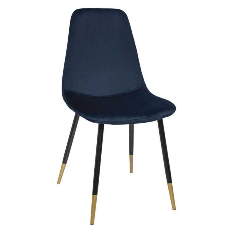 Krzesło Tyka Velvet Atmosphera niebieskie 86 cm 1 szt.