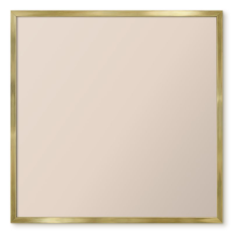 Tablica Magnetyczna Tulup 50x50 cm Ciepły beżowy - Złota rama Do salonu, sypialni 1 szt.