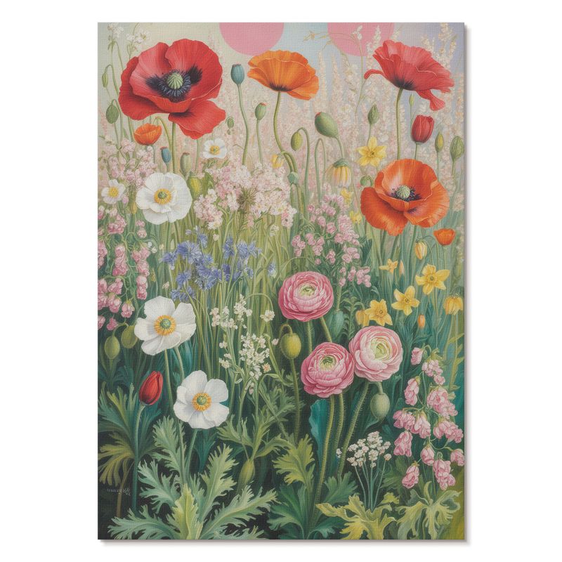 Obraz Plakat Canvas Tulup 21x29,7 cm (A4) Kwiatowa magia Do salonu, sypialni, biura 1 szt.
