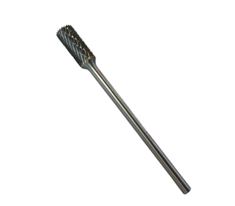 Frez pilnik obrotowy wydłużony cylindryczny czołowy Kormax 12x25x95x6mm do metalu z węglika ZYAS (SB61225-L4) - 1 szt.
