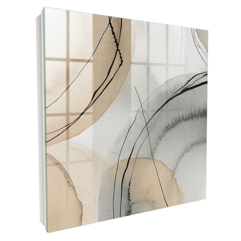 Pudełko Na Klucze Tulup 30x30 cm Uspokajająca elegancja - Biała - Otwierana na prawo 1 szt.
