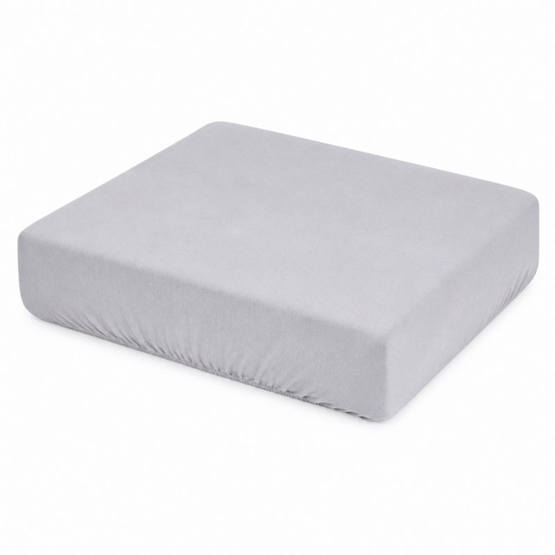Prześcieradło flanelowe z gumką Spod Igły i Nitki 140 x 200 cm szare 1 szt.