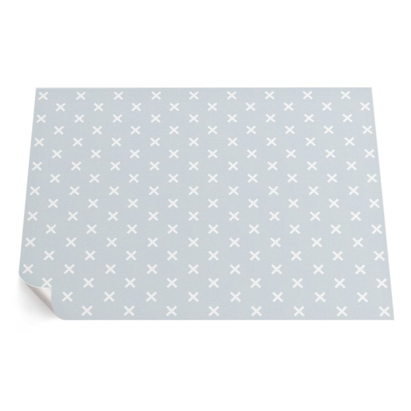 Winylowy Chodnik Zewnętrzny ArtPrintCave 80x120 cm Jasne krzyżyki minimalistyczny wzór 1 szt.