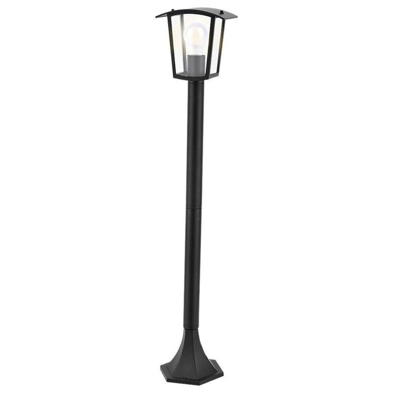 Lampa ogrodowa stojąca Rabalux Taverna czarno-przezroczysty 1 x E27 x 15W IP44 wym: 90 x 17 x 17,5 cm - 1 szt.