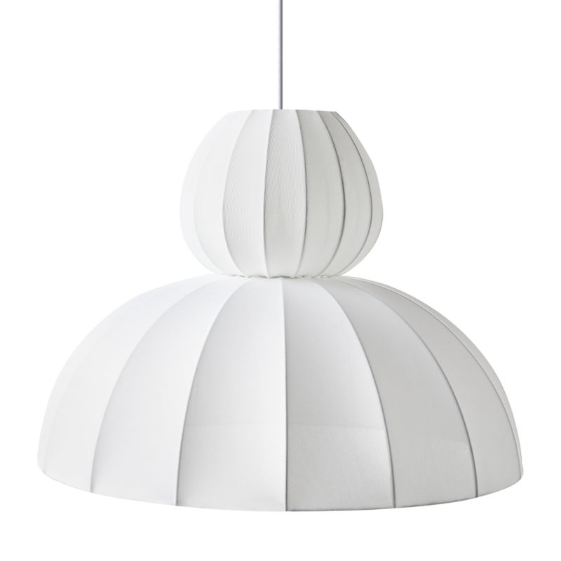Lampa wisząca Goelette Jedwab syntetyczny Biały 1 szt.