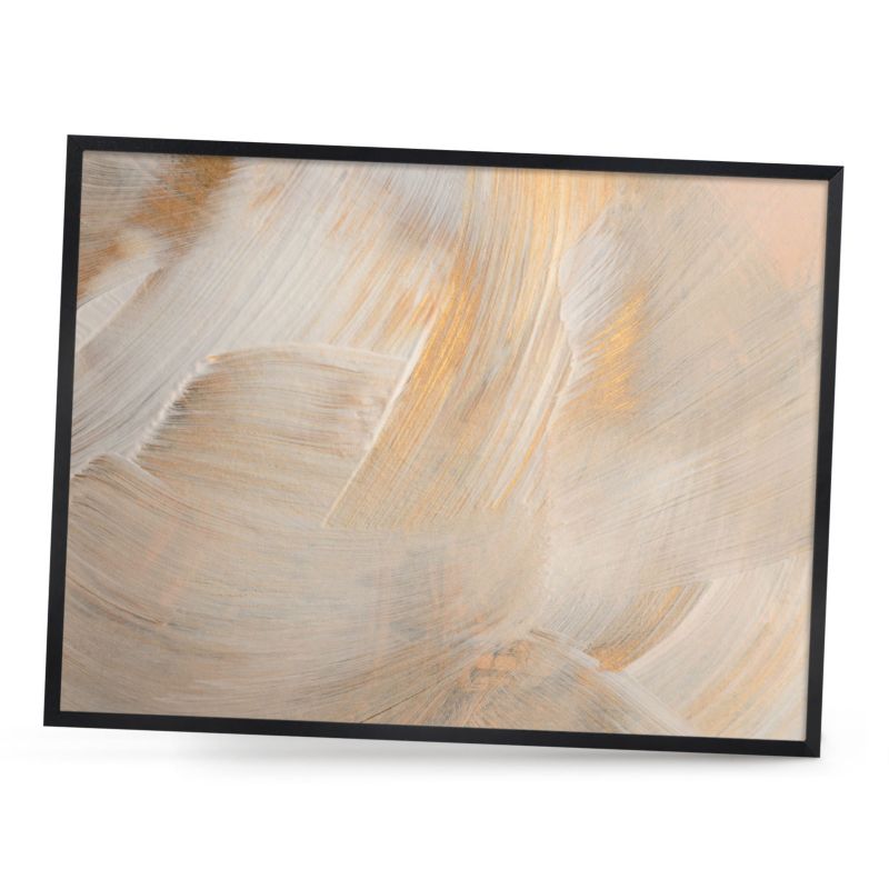 Dekoracyjna tablica magnetyczna ArtPrintCave 80x60 Elegancka abstrakcja w czarnej ramie 1szt