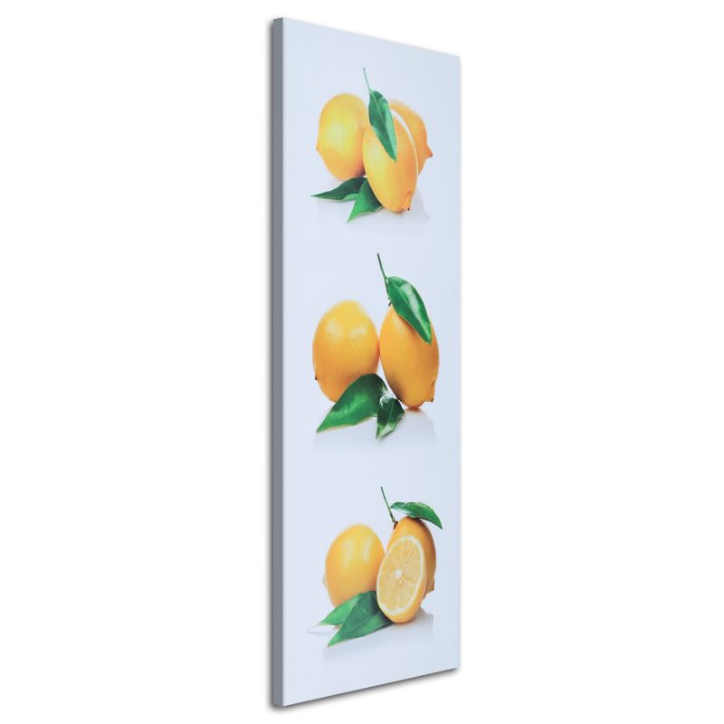 Obraz na płótnie Feeby Żółte cytryny 40x120cm 1szt