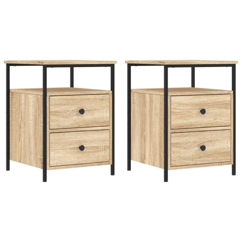 Szafki nocne WaszeMeble dąb sonoma WM-826006 2 szt.