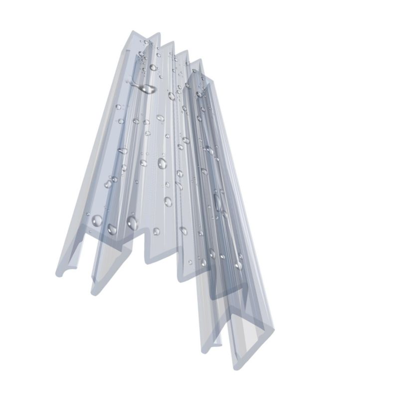 Uszczelka prysznicowa KYCT DK12 6-7 mm do szyby 90 cm transparentna PVC 1 szt