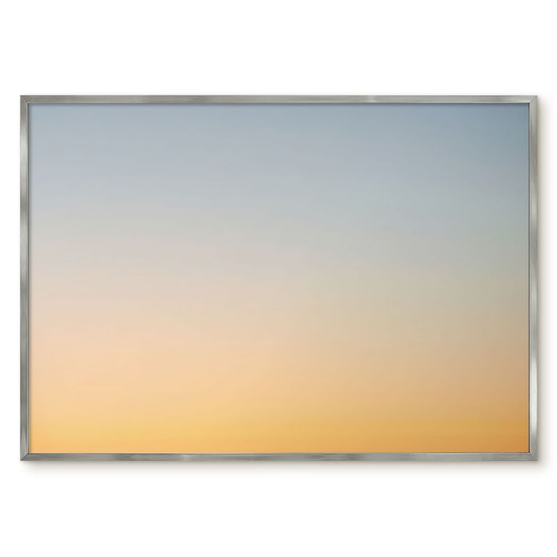 Tablica Na Magnesy Z Wakacji Tulup 100x70 cm Pastelowy gradient - Srebrna rama Do sypialni, salonu 1 szt.