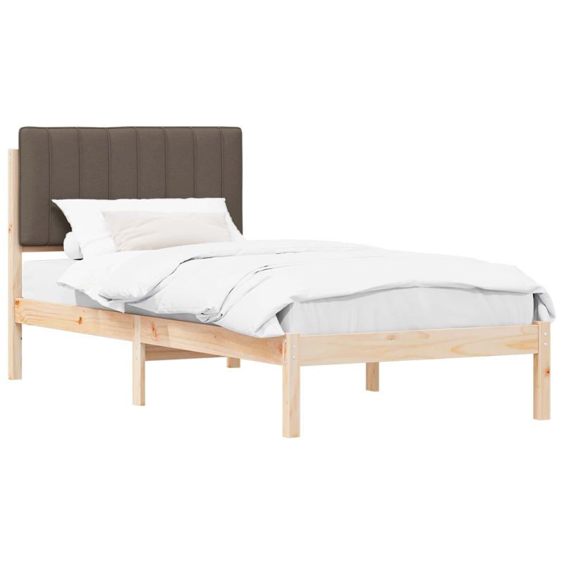 Łóżko Drewniane WaszeMeble 90x190 cm Brązowe WM-878087 1 szt.